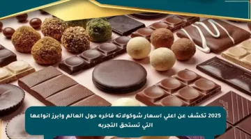 2025 تكشف عن أعلى أسعار شوكولاتة فاخرة حول العالم وأبرز أنواعها التي تستحق التجربة